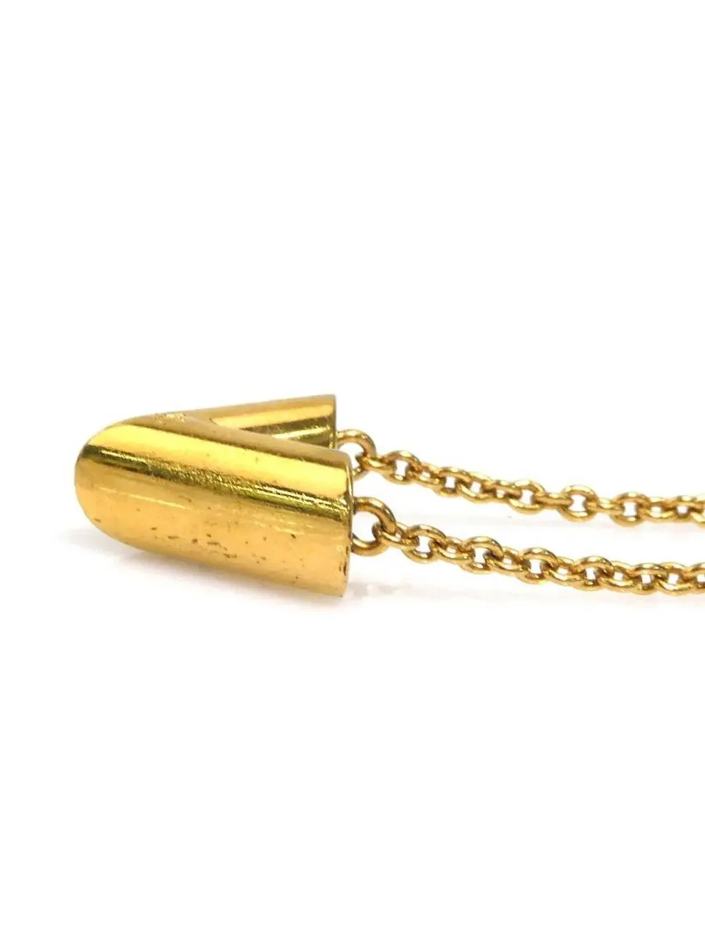 Auth Louis Vuitton Essential V Necklace #303057L23B